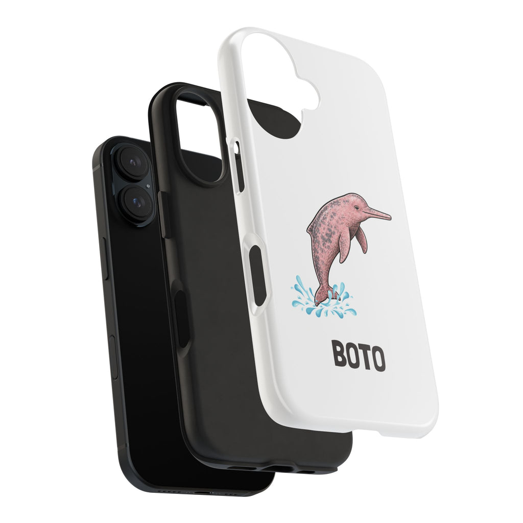 Pink Amazon River Dolphin (BOTO) Protective Phone Cover