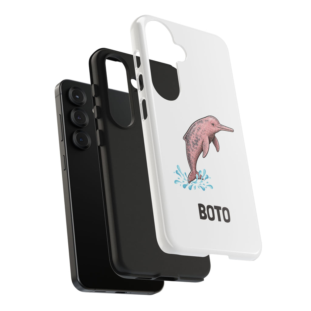 Pink Amazon River Dolphin (BOTO) Protective Phone Cover