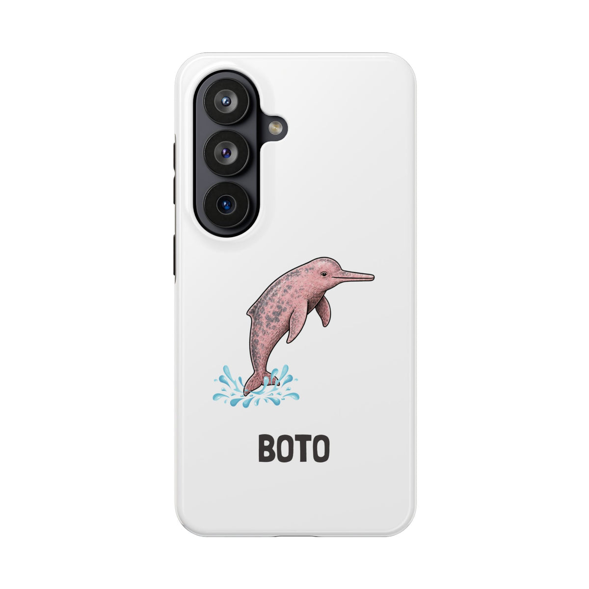 Pink Amazon River Dolphin (BOTO) Protective Phone Cover