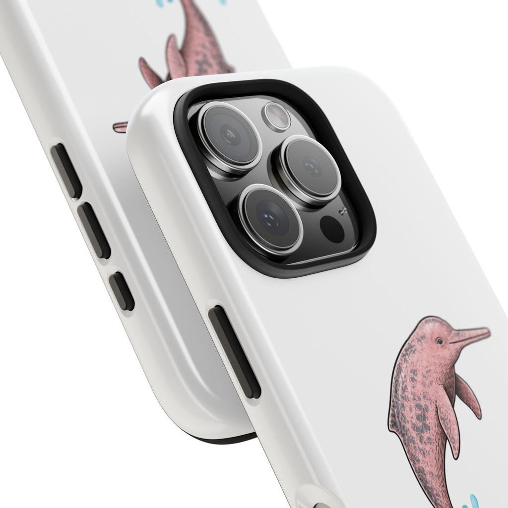 Pink Amazon River Dolphin (BOTO) Protective Phone Cover
