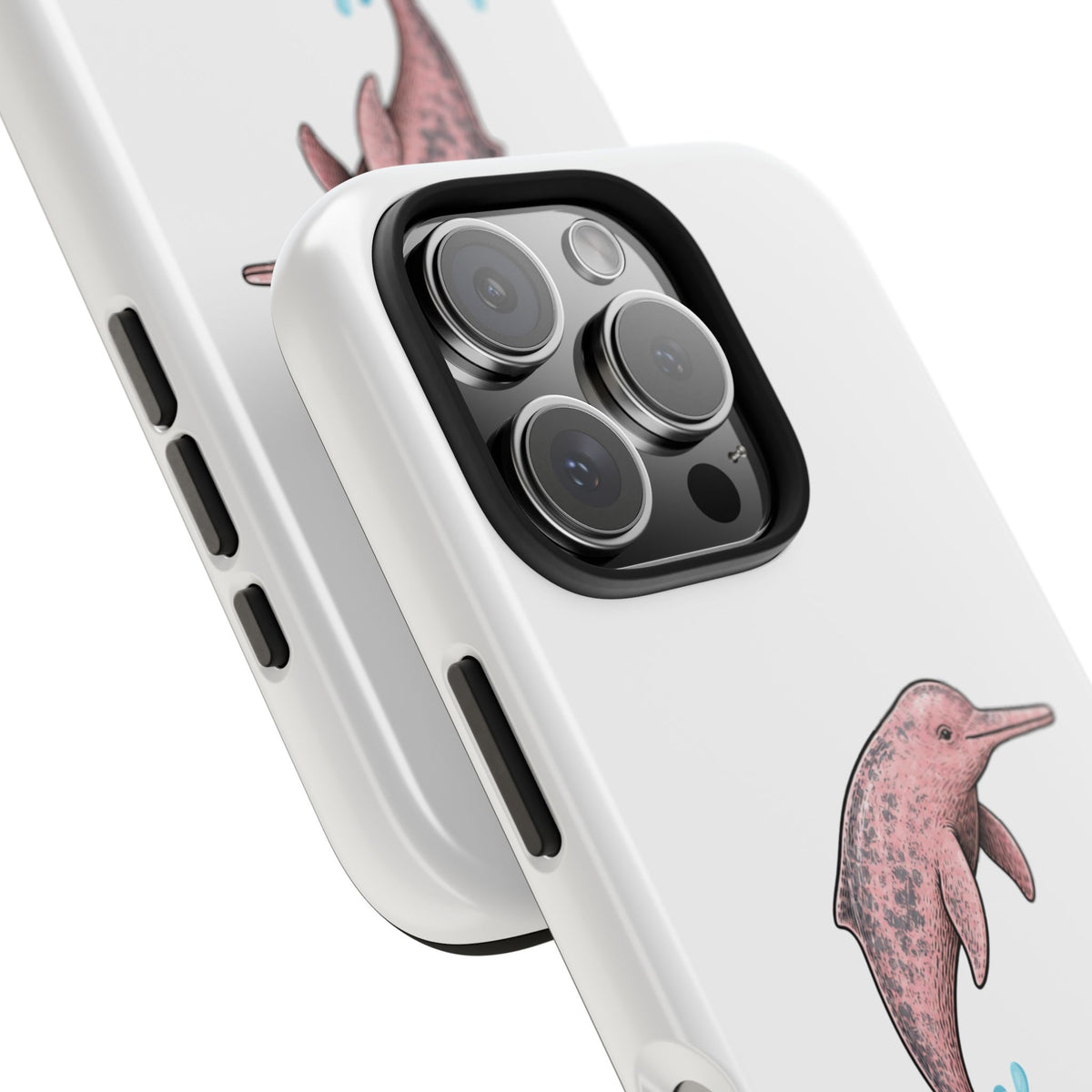 Pink Amazon River Dolphin (BOTO) Protective Phone Cover