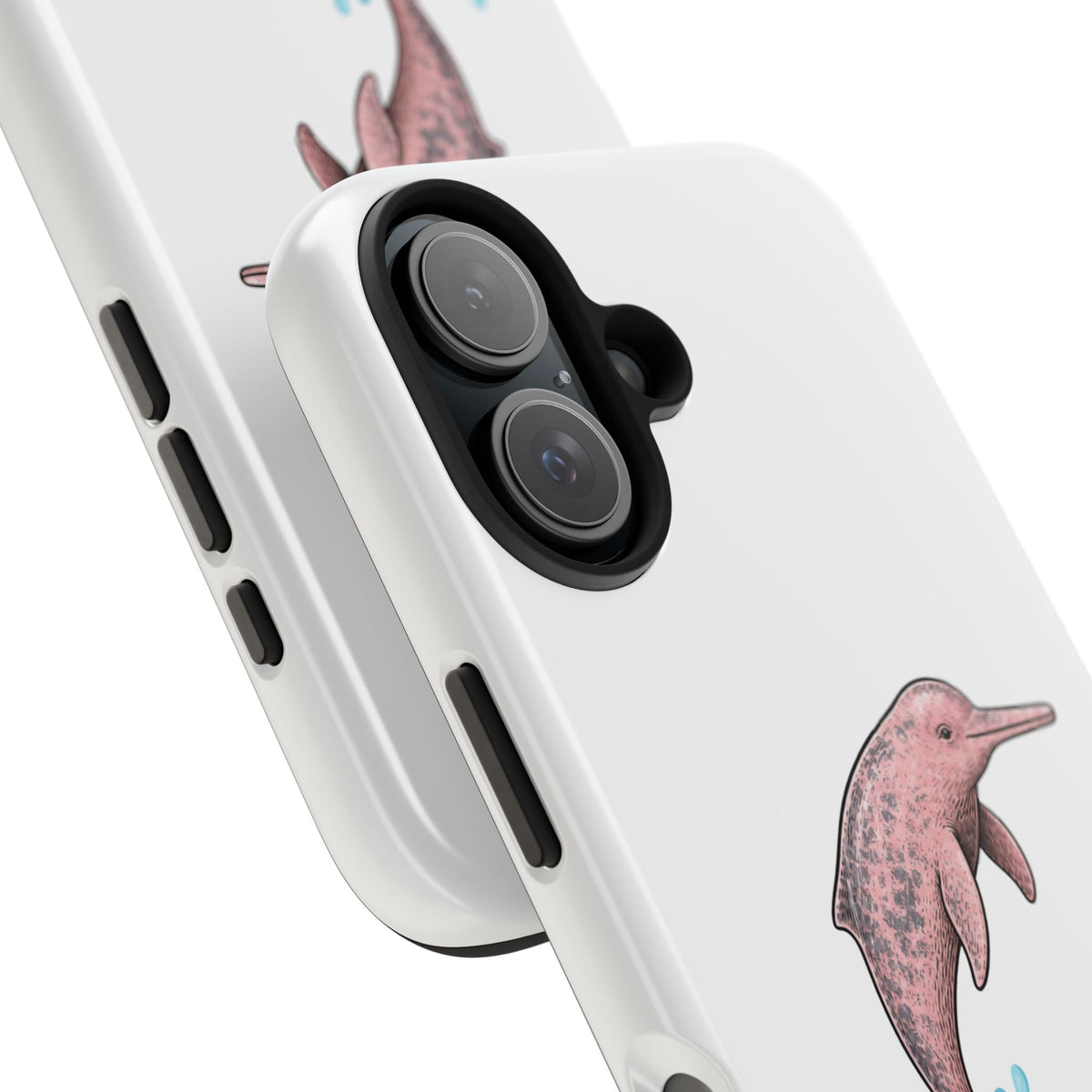 Pink Amazon River Dolphin (BOTO) Protective Phone Cover