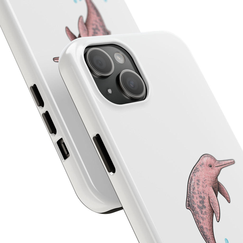 Pink Amazon River Dolphin (BOTO) Protective Phone Cover