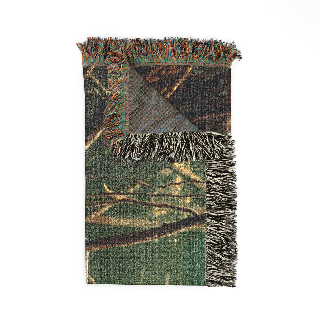 Woven Blanket — Amazon River Dolphin Throw Blanket