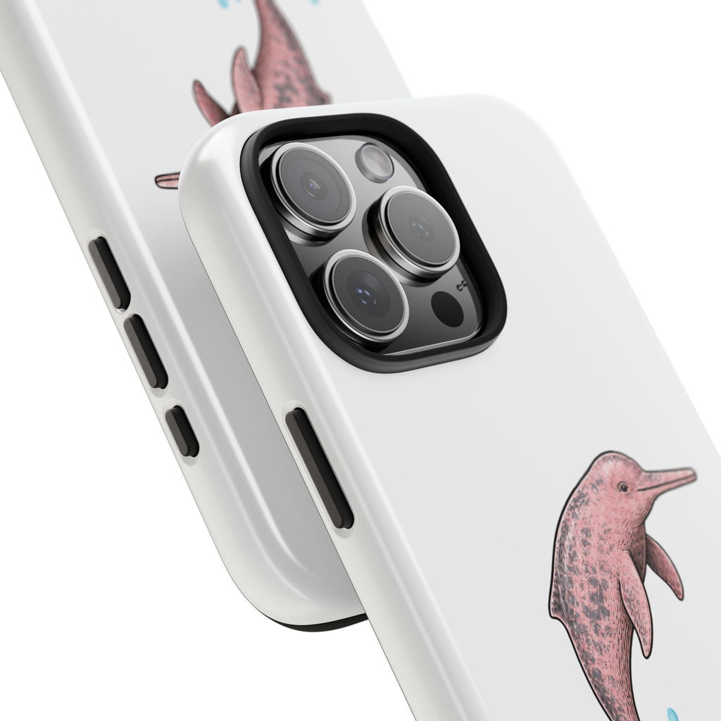 Pink Amazon River Dolphin (BOTO) Protective Phone Cover