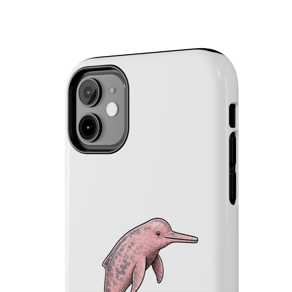 Pink Amazon River Dolphin (BOTO) Protective Phone Cover