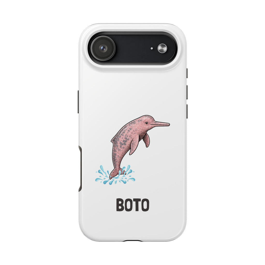 Pink Amazon River Dolphin (BOTO) Protective Phone Cover