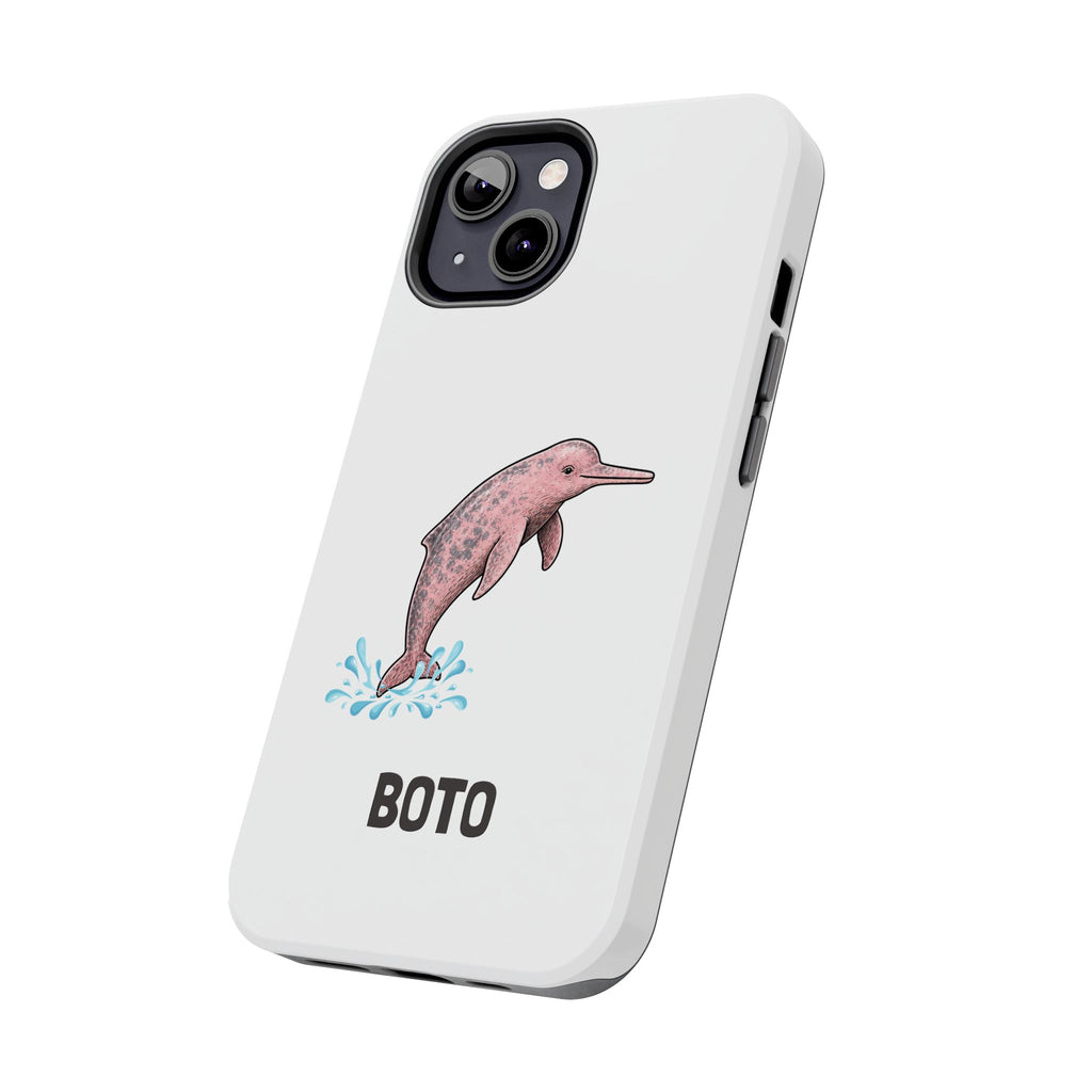 Pink Amazon River Dolphin (BOTO) Protective Phone Cover
