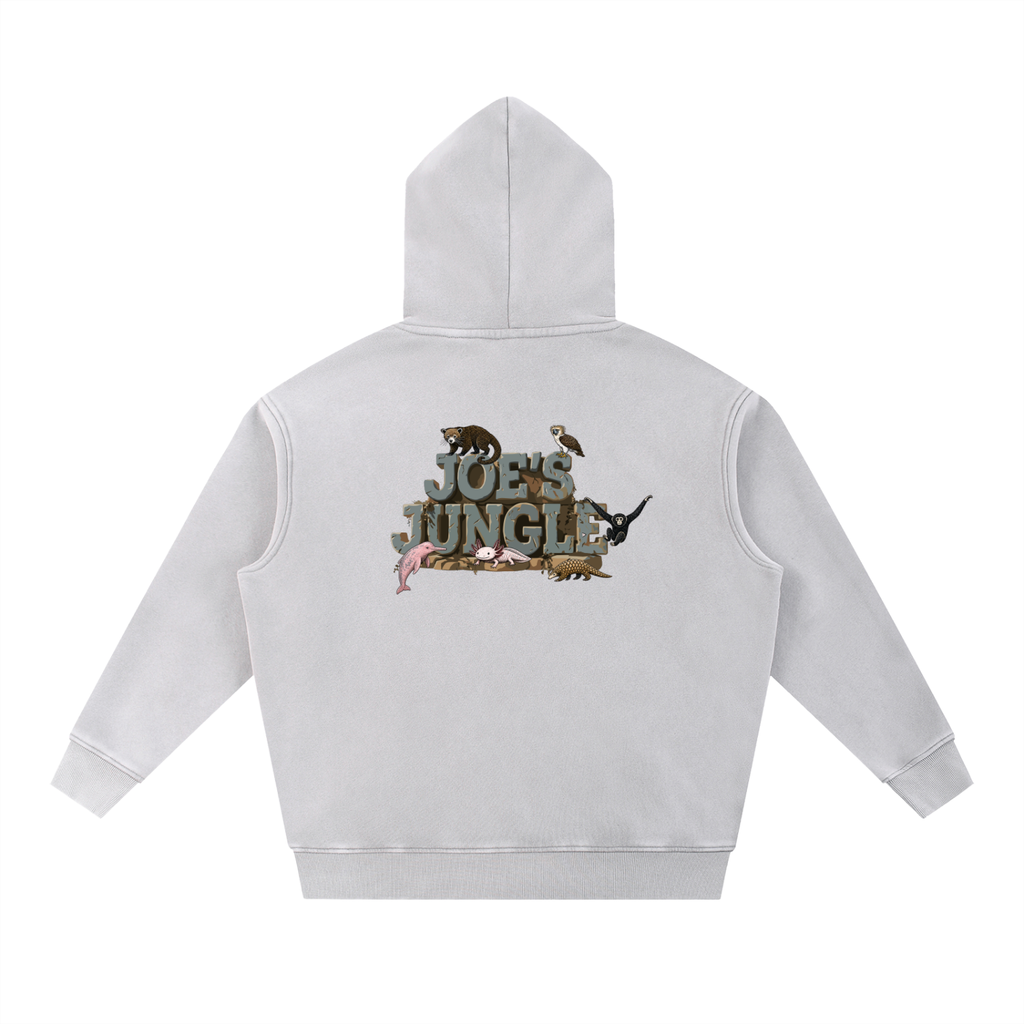 Snow Wash Fleece Oversize Hoodie
