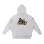Snow Wash Fleece Oversize Hoodie