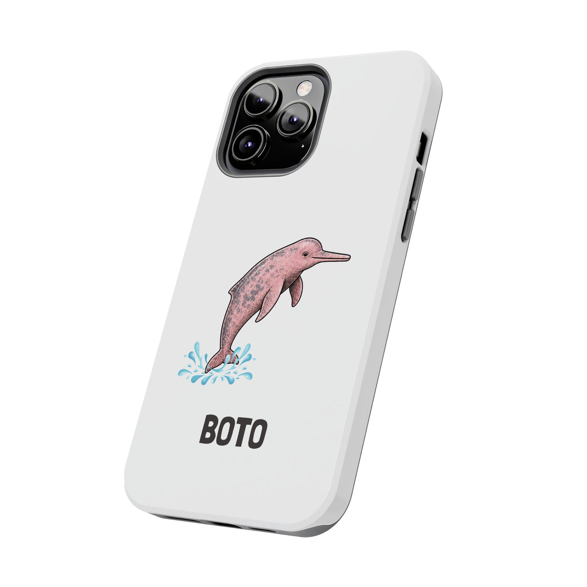 Pink Amazon River Dolphin (BOTO) Protective Phone Cover