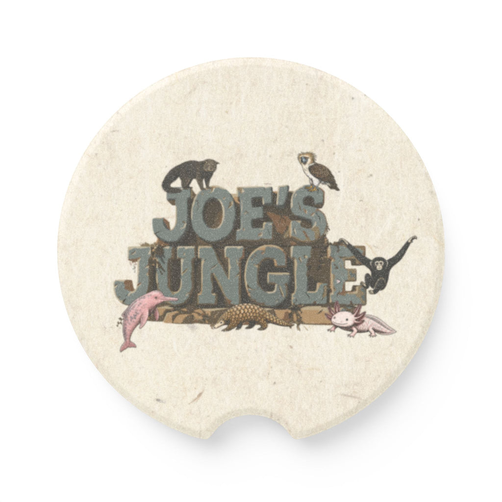 Joe's Jungle Soapstone Car Cupholder Coaster