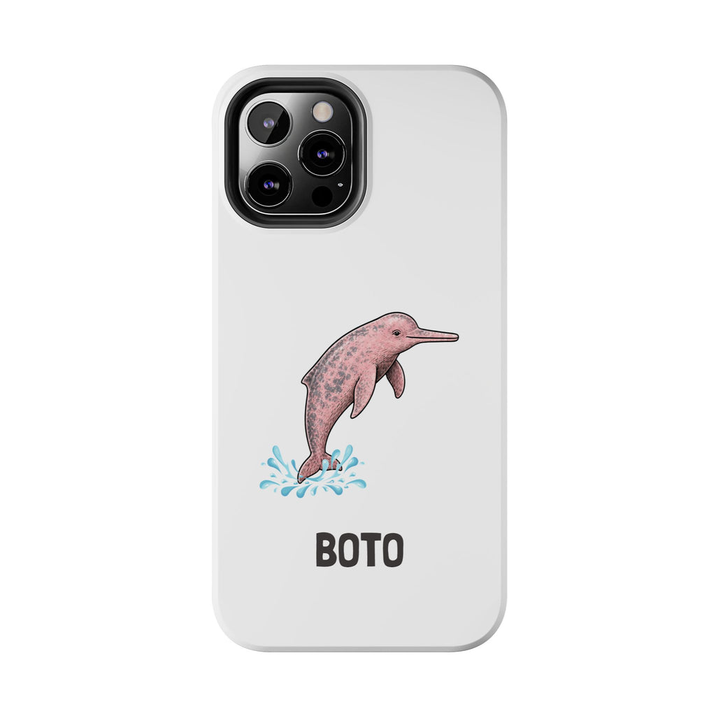 Pink Amazon River Dolphin (BOTO) Protective Phone Cover