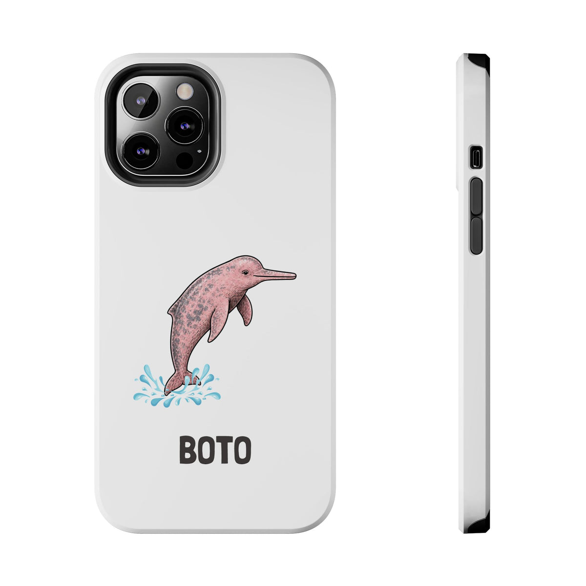 Pink Amazon River Dolphin (BOTO) Protective Phone Cover
