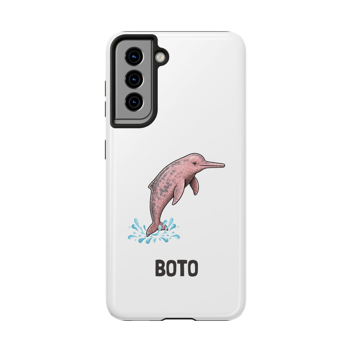 Pink Amazon River Dolphin (BOTO) Protective Phone Cover