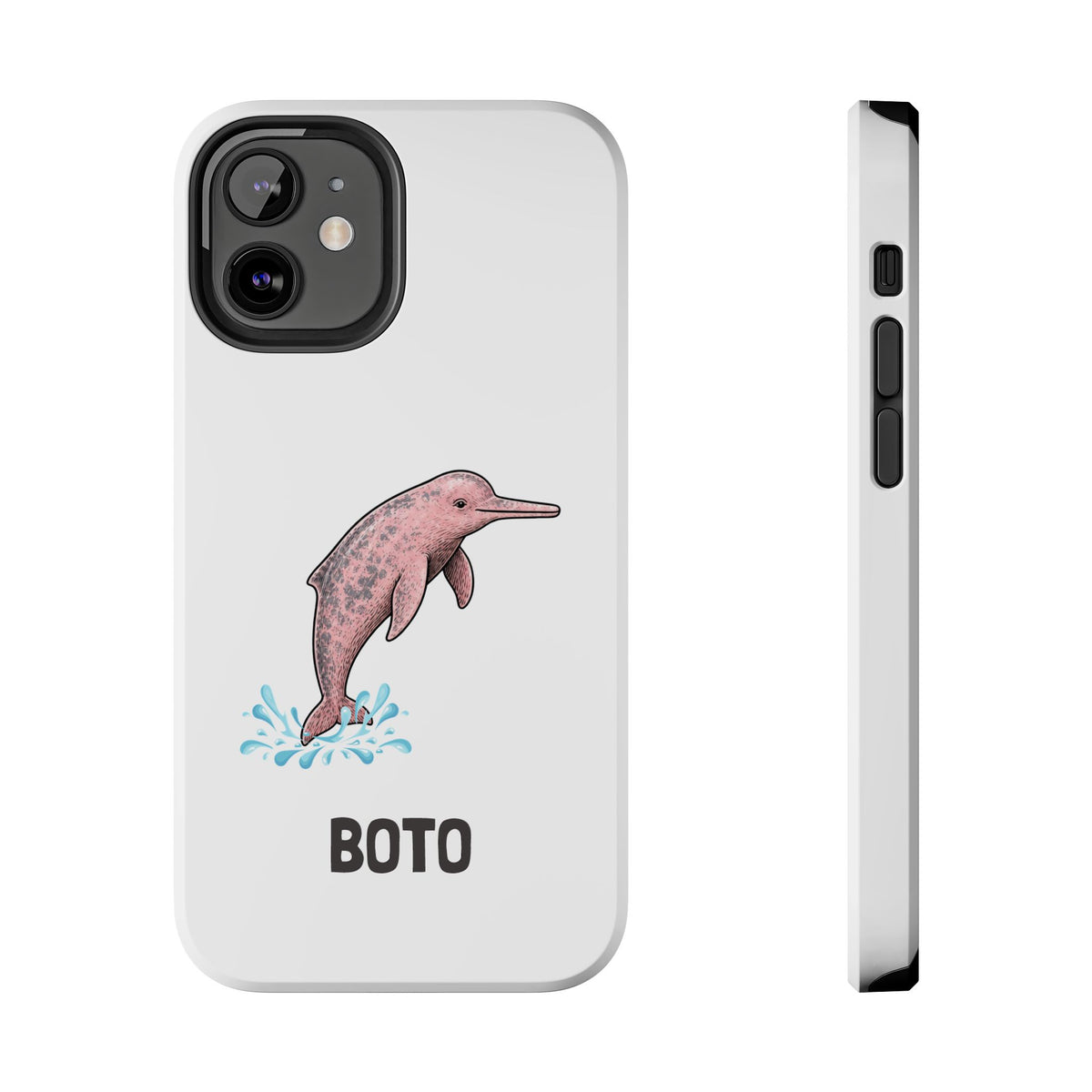 Pink Amazon River Dolphin (BOTO) Protective Phone Cover