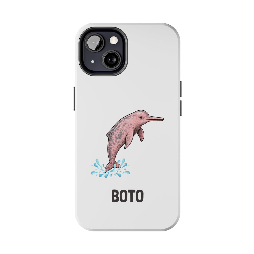 Pink Amazon River Dolphin (BOTO) Protective Phone Cover