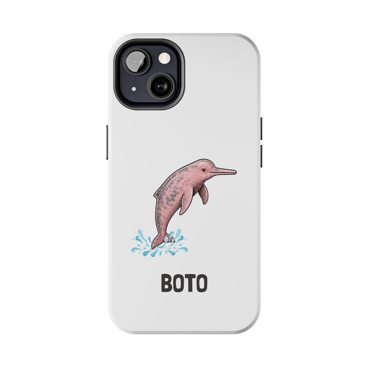 Pink Amazon River Dolphin (BOTO) Protective Phone Cover