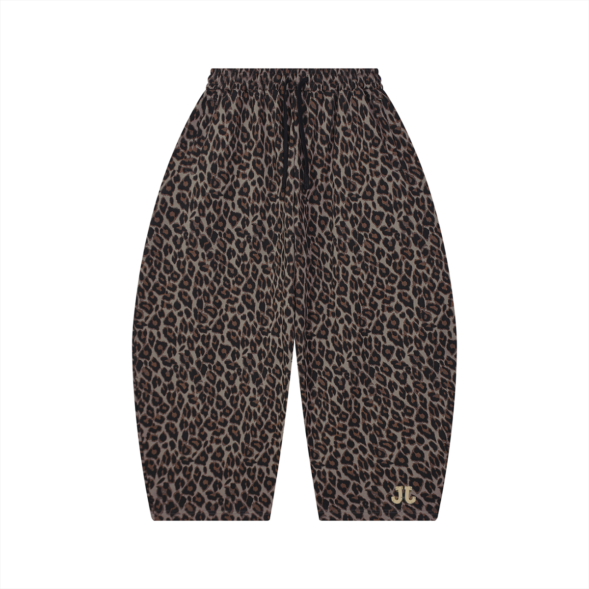 Joe's Jungle Unisex Leopard Barrel Leg Sweatpants